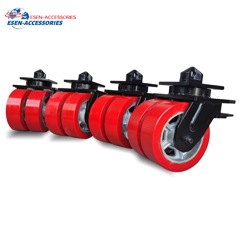Steel ISO Shipping Container Transport Wheel Caster