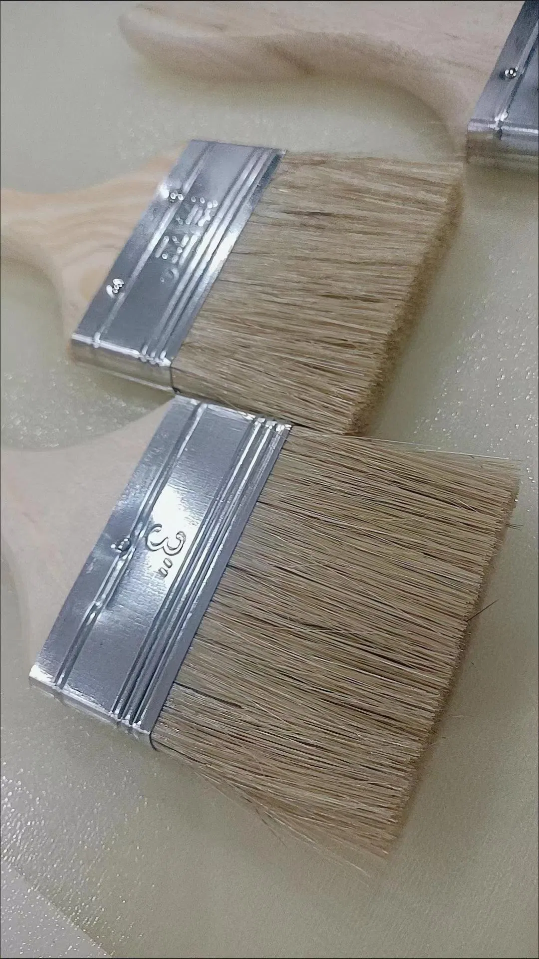 Thick Brown Brush Clean Sweep Waterproof Mixed Bristle Paint Brush Does Not Shed Hair Barbecue Brush Brush Household Long Hair Brush