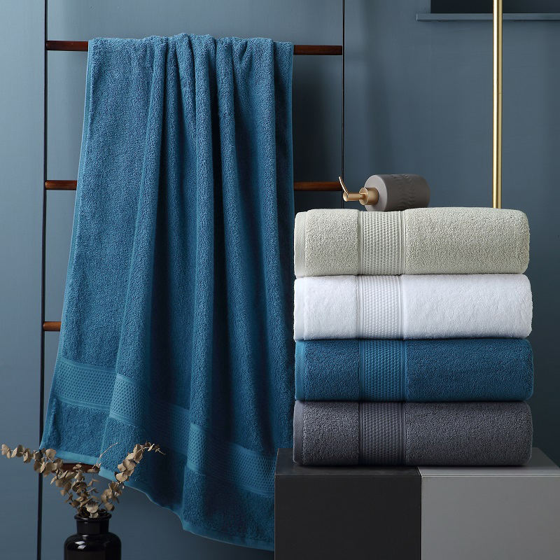 Luxury Comfortable White 100% Cotton Towel Set Hotel Home SPA Towels