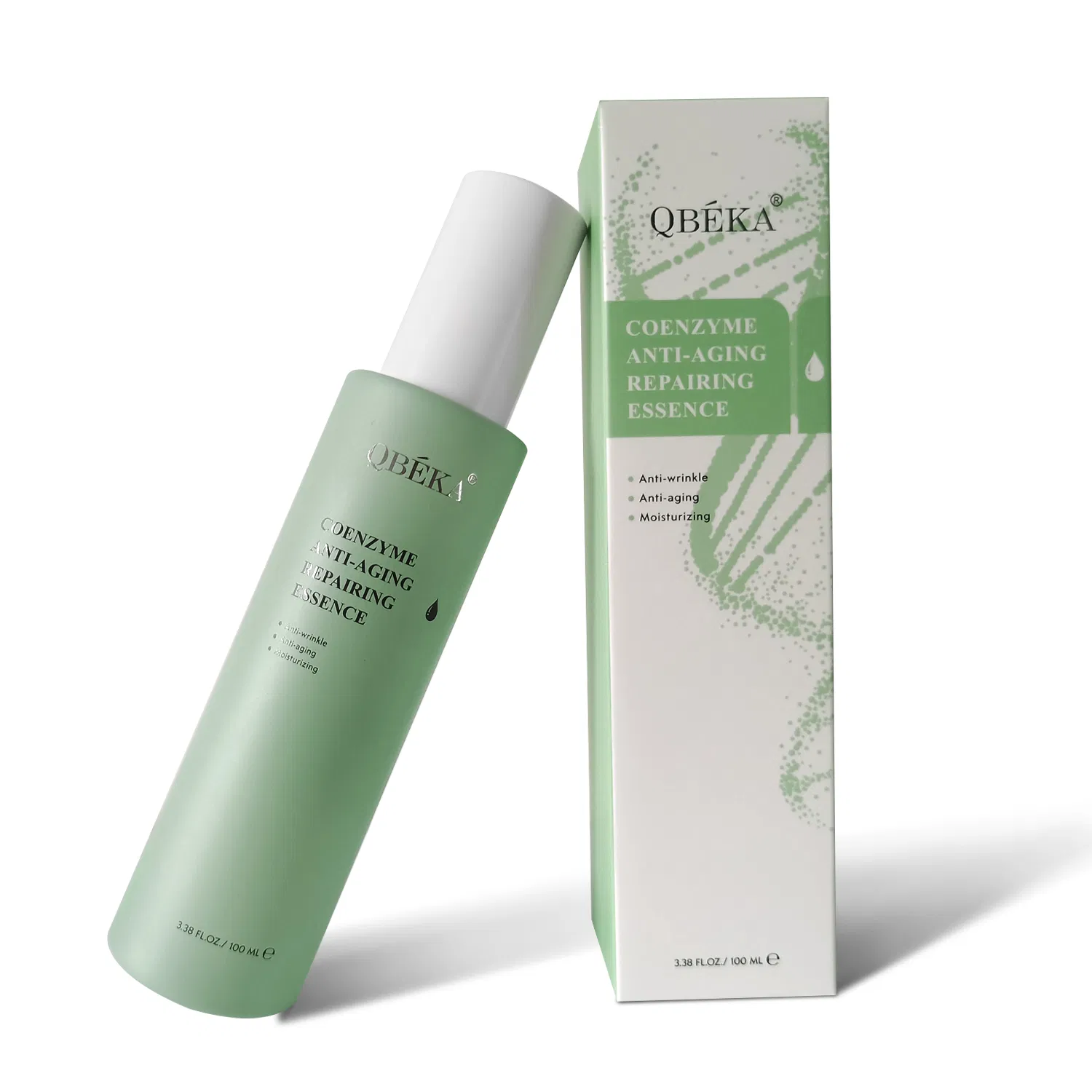 Qbeka Coenzyme Anti-Aging Repairing Essence Barrier Repair Wrinkle Reduction Fast-Absorbing