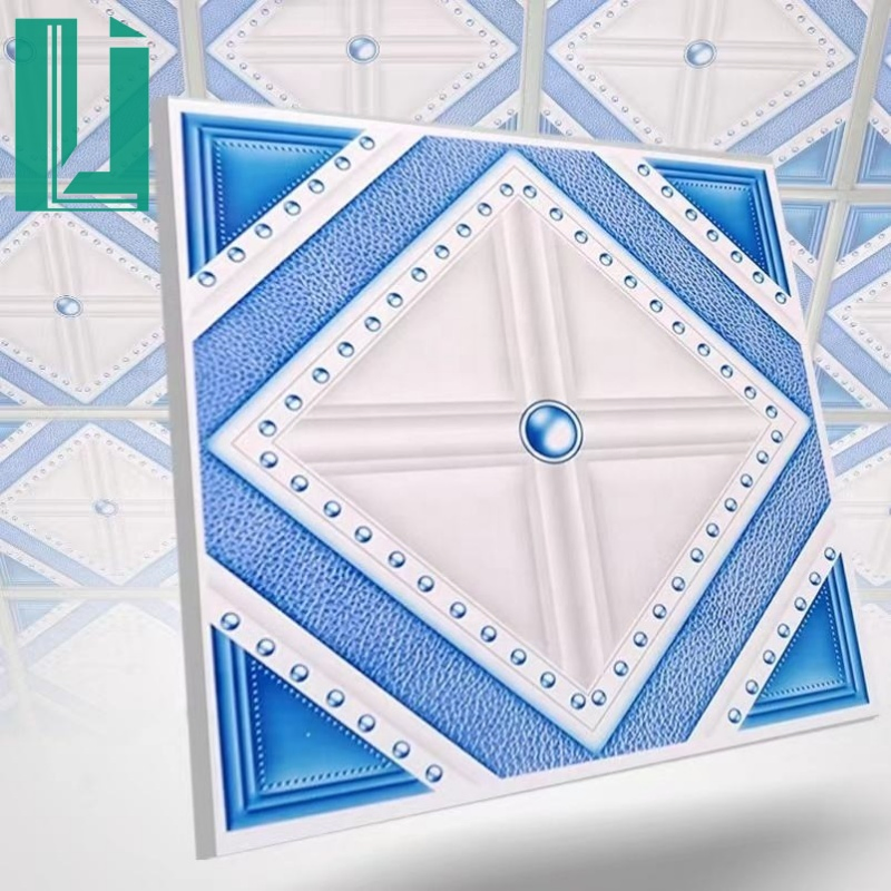 Nice Price 250mm Double Track PVC Ceiling Panel for Interior Decoration