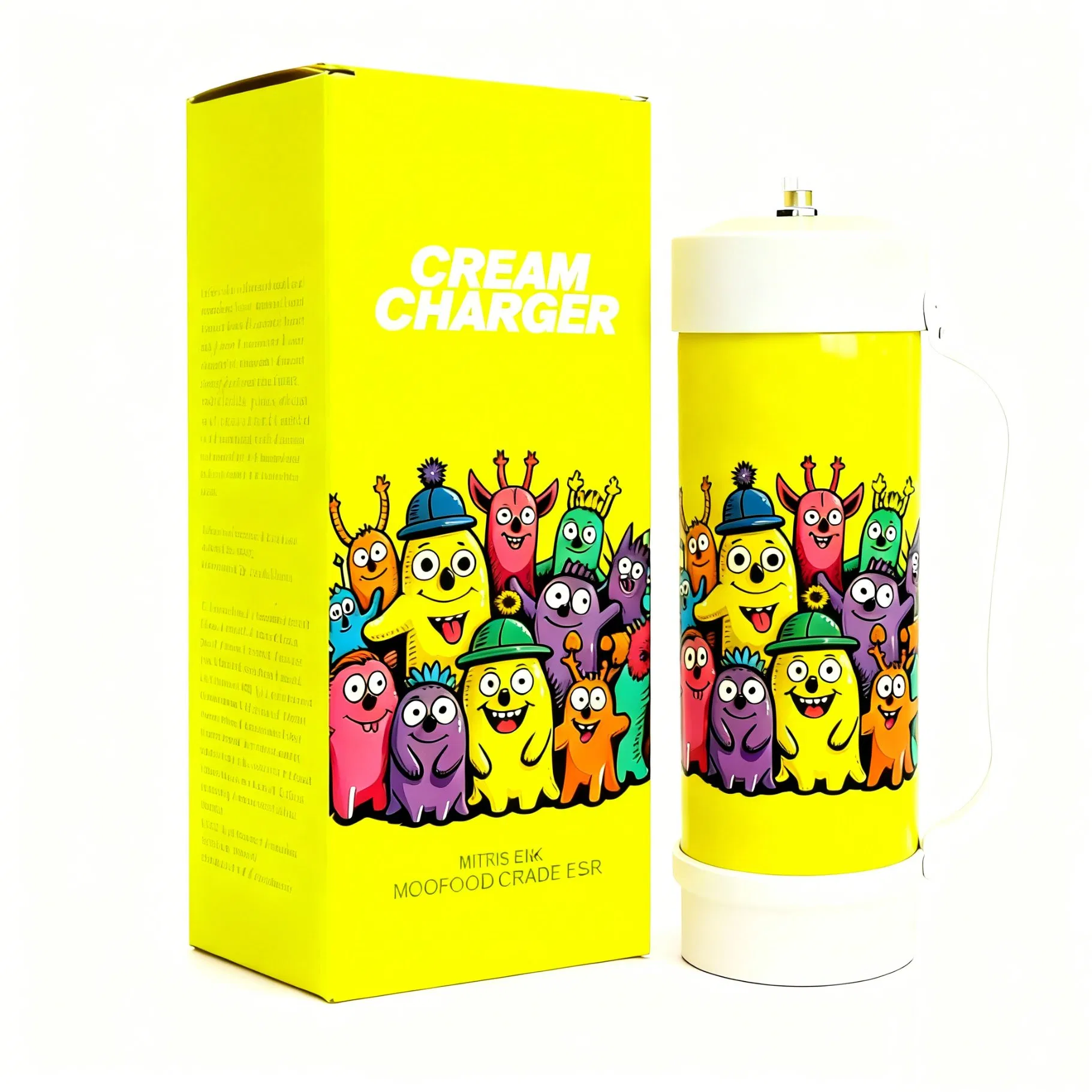 Miami Magic 0.95L Stainless Steel Cylinder Food Grade Bottle