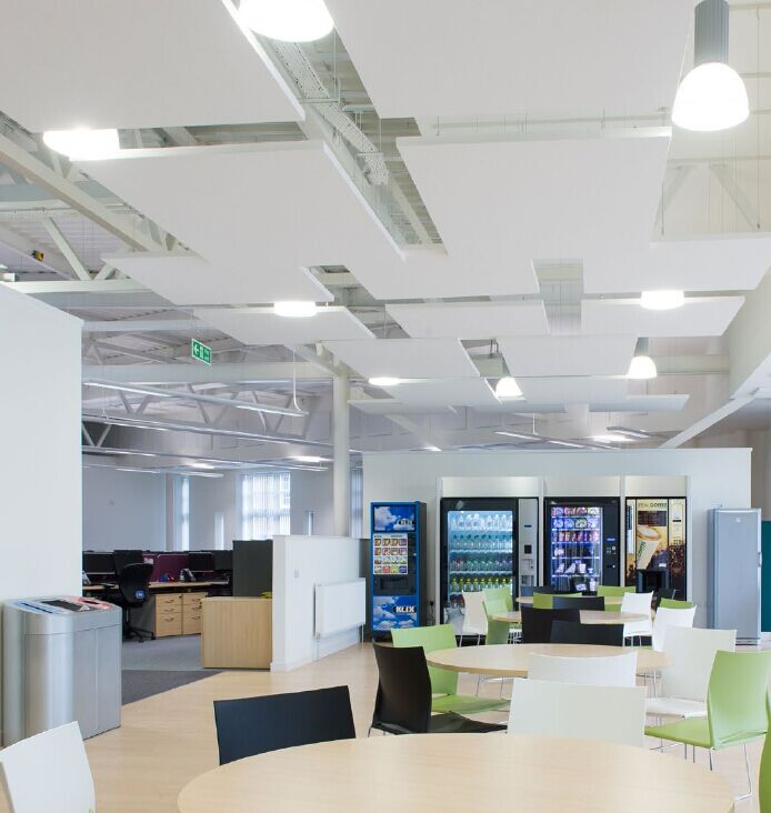 Panovf High Density Suspended Acoustic Ceiling Clouds Baffle for Office Acoustic Ceiling Panels