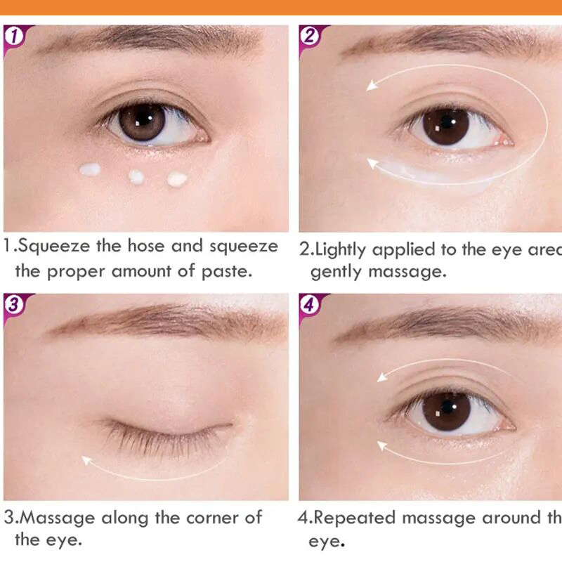 Vitamin C Eye Cream for Dark Circles and Anti-Aging Skin Care