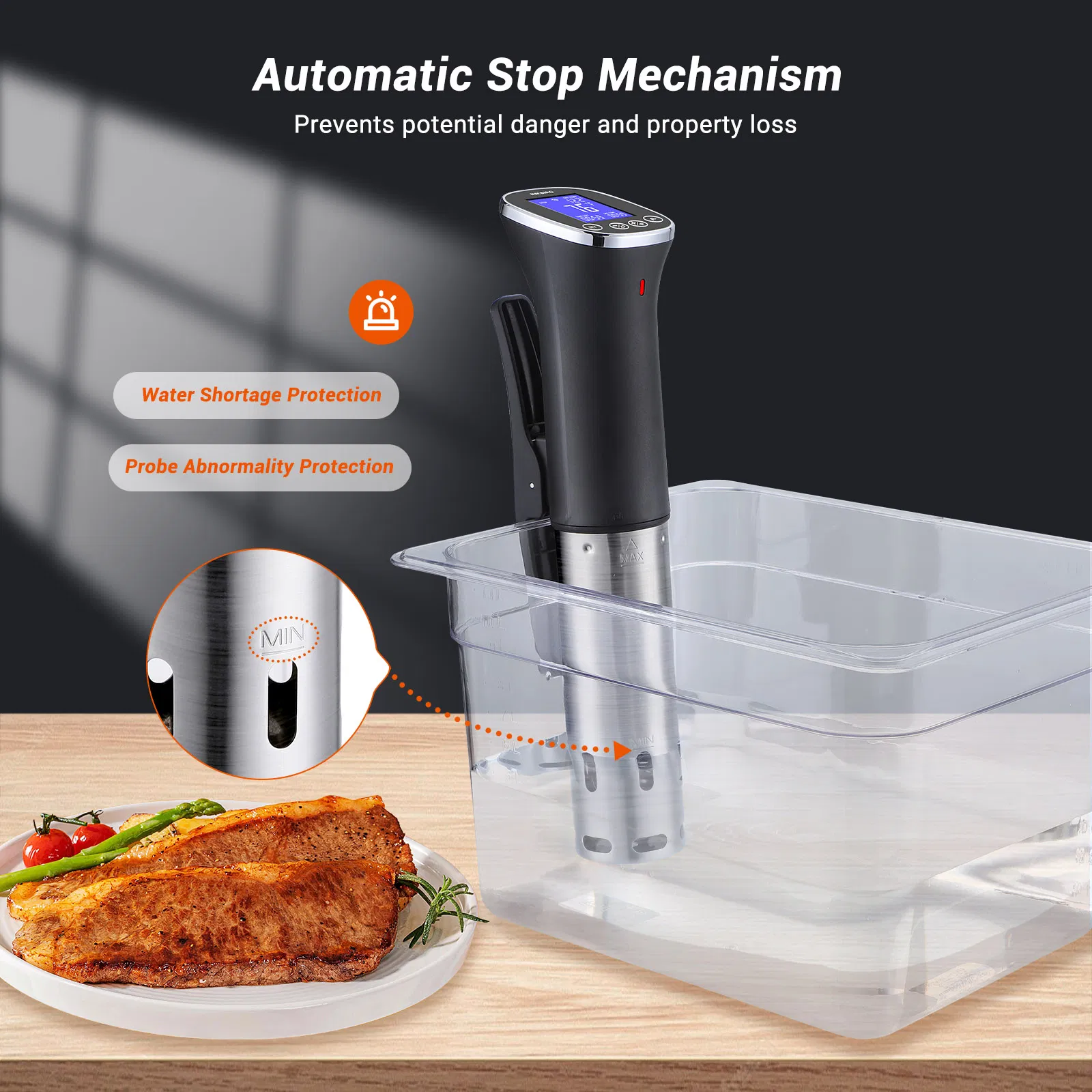 Inkbird Hotseller Isv-300W Sous Vide Slow Cooking Machine with APP Control