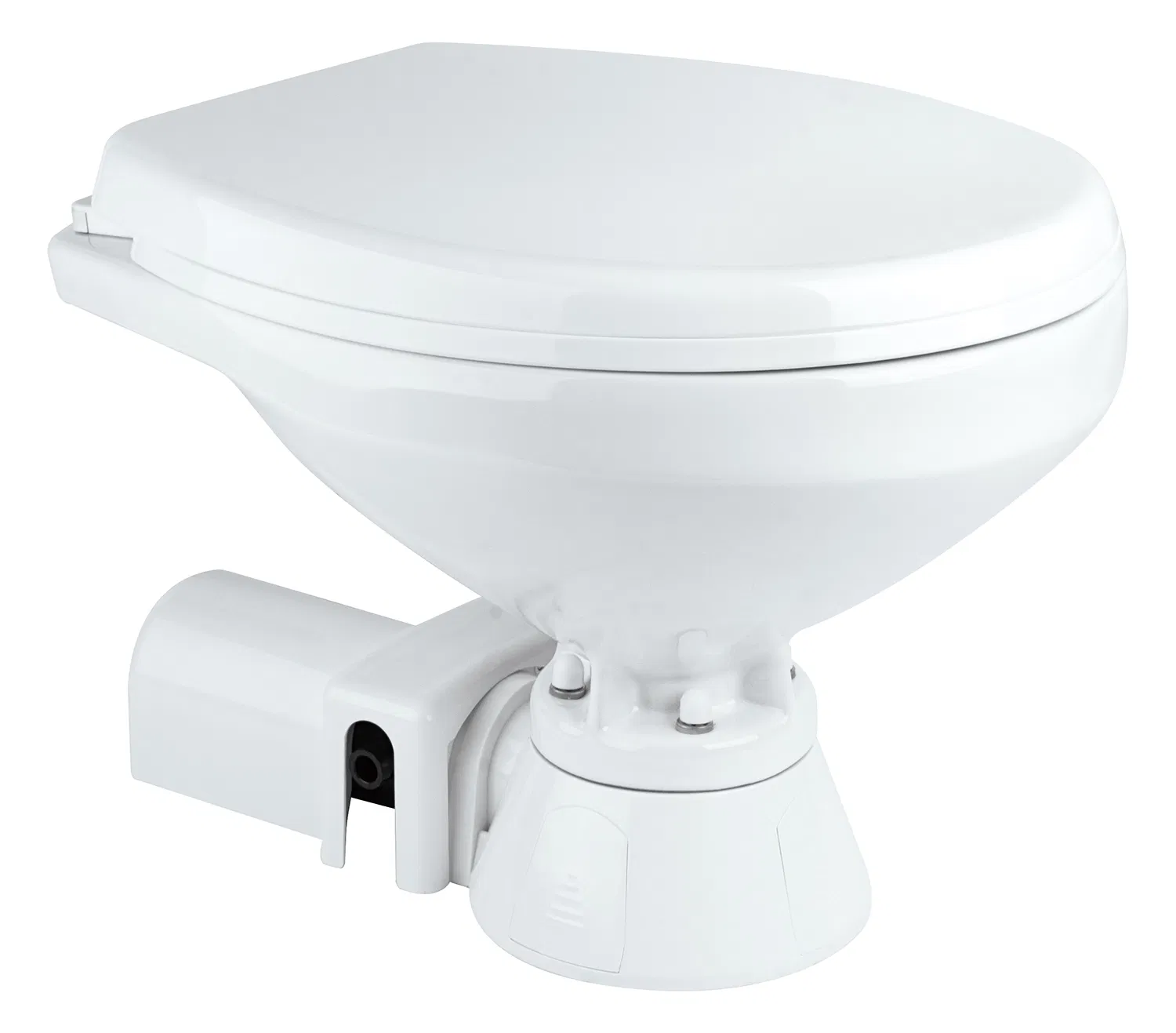 Seaflo Small White Ceramics Manual Toilet for Boat