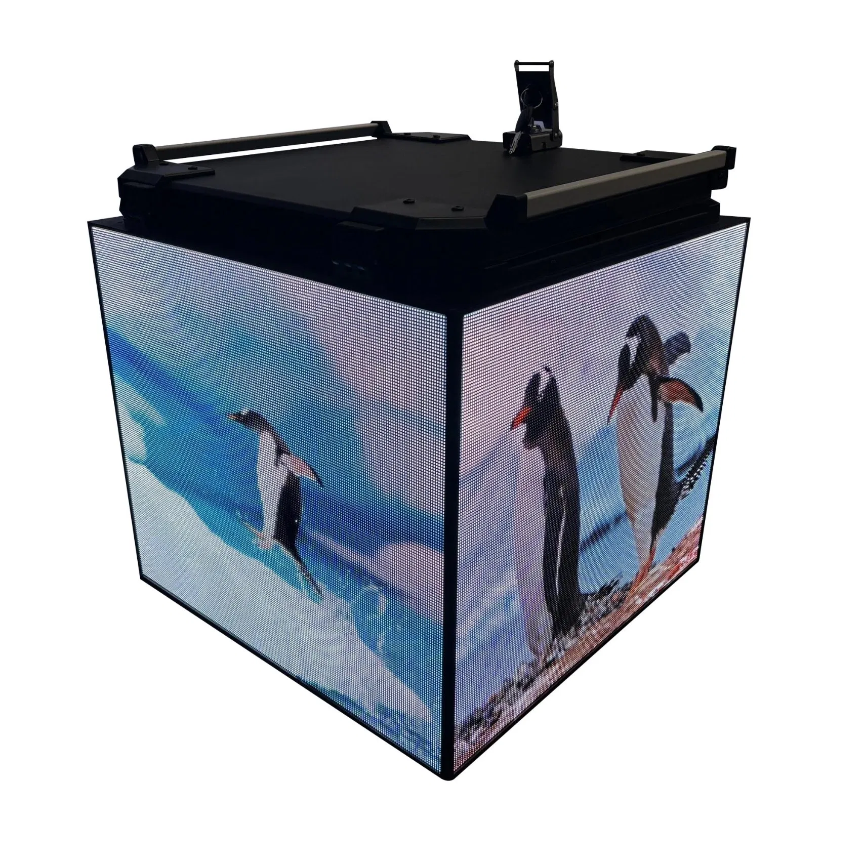 OEM Customized LED Smart Insulated Food Delivery Box for Digital & Interactive Advertising