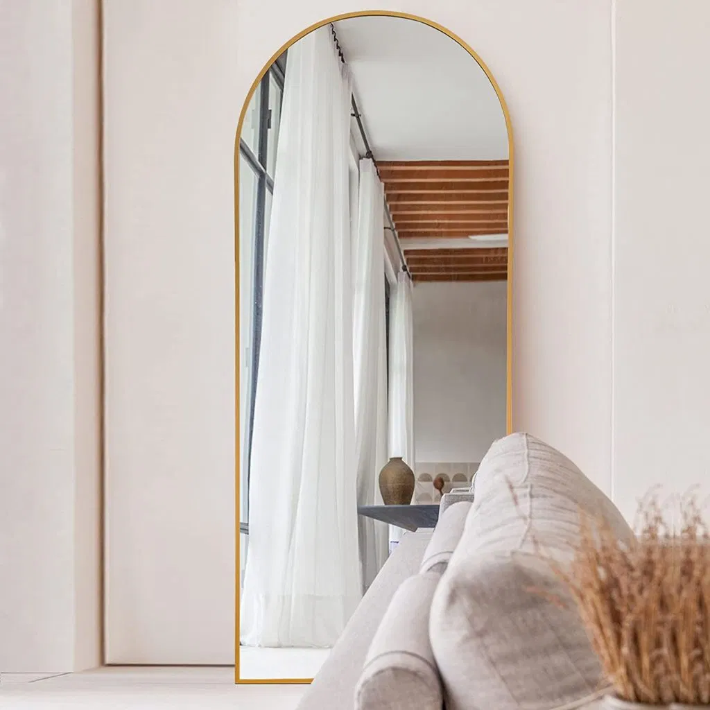 Wholesale Rectangle Framed LED Mirror Full Length Dressing Standing Mirror Full Body Home Decoration