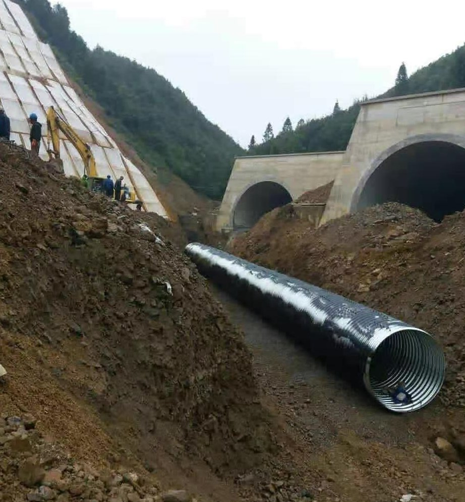 Steel Culvert Pipe High Performance Anticorrosion