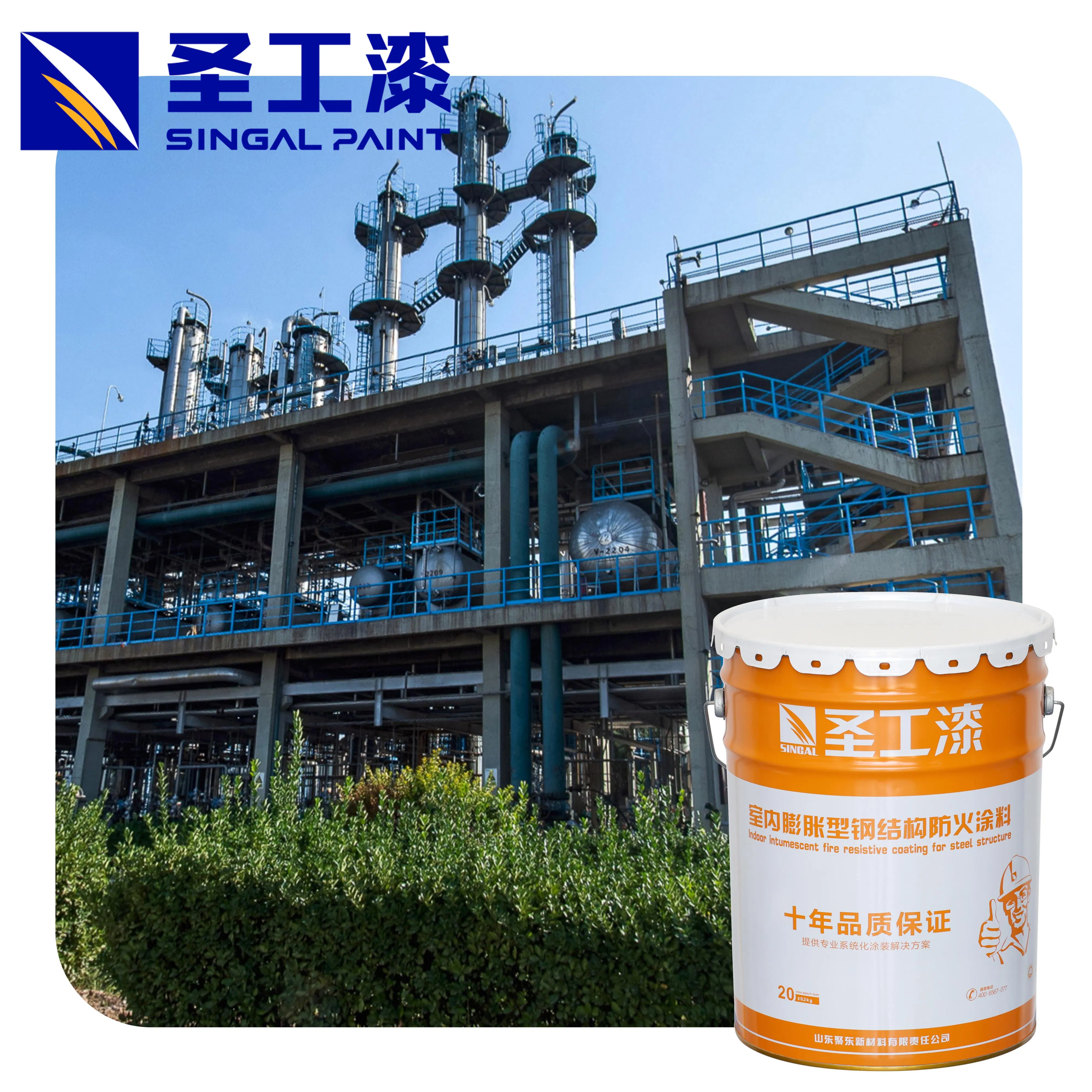 Reliable Fireproof Coating Epoxy Resin Paint with 85% Humidity Resistance