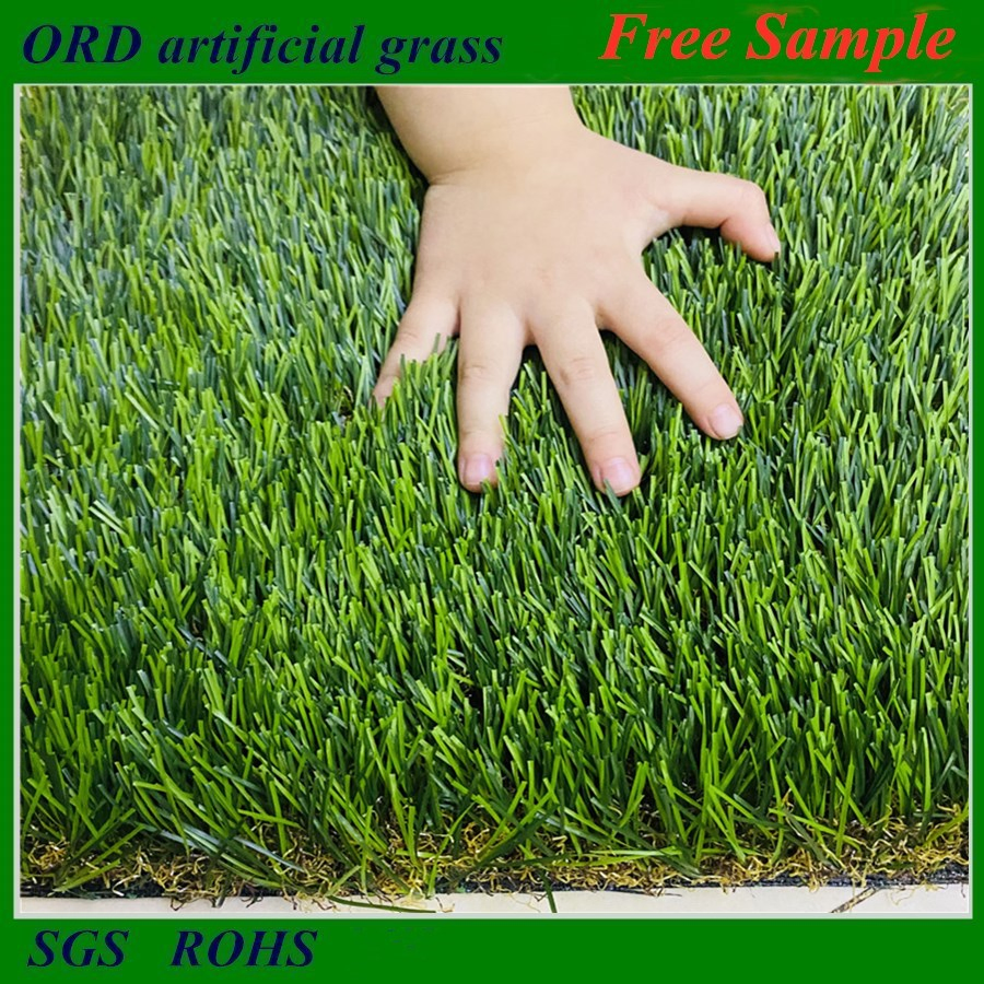 30mm 3 Tones 4 Tones C Shape Synthetic Artificial Turf Grass Lawn for Balcony Home Garden Ornaments