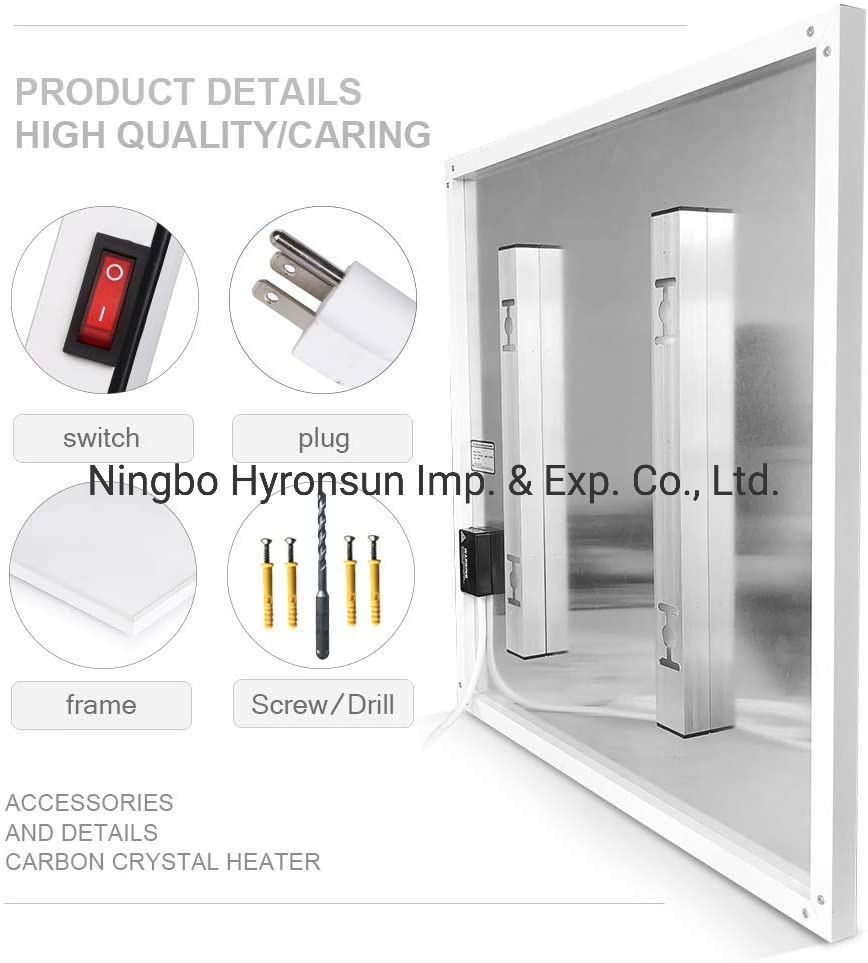 1000W Electric Wall Mounted Home Infrared Electric Heater
