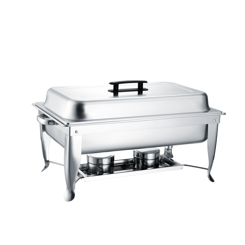 Daosheng Dual Use of Hot and Cold Chaffers Chafing Dish Food Warmer Set Restaurant Hotel Food Heater Luxury Chafing Dish