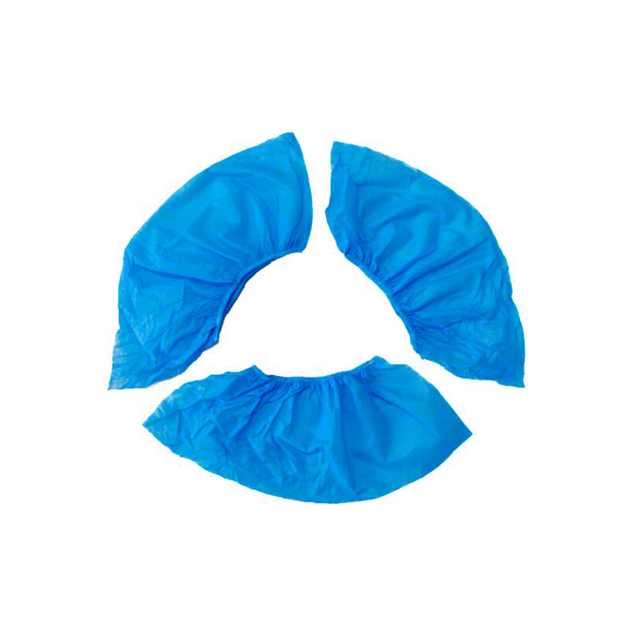 Medmount Medical Surgical Disposable Anti-Slip Anti-Static Nonwoven/PP/PE/CPE Shoe Cover Overshoes with CE/ISO