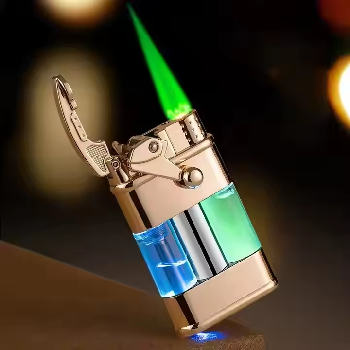 Green Flame Transparent Luminous Direct Fire Lighter