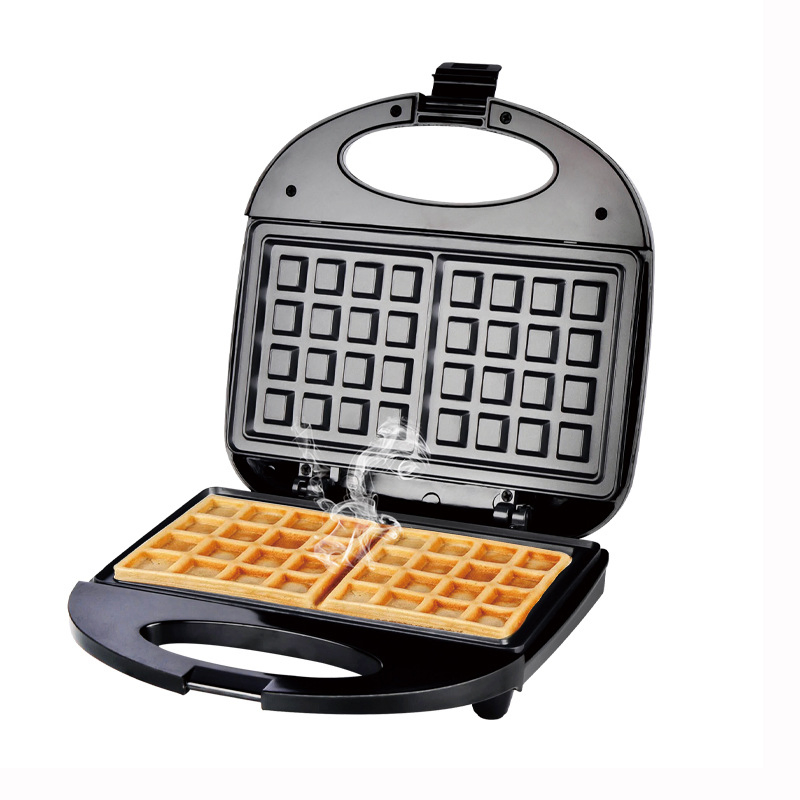 Double Waffle Maker 220V Square Waffle Maker Portable Mini Waffle Maker Home Kitchen Appliance Waffle Maker Non Stick Non-Stick Flip Double Belgian Waffle Maker
