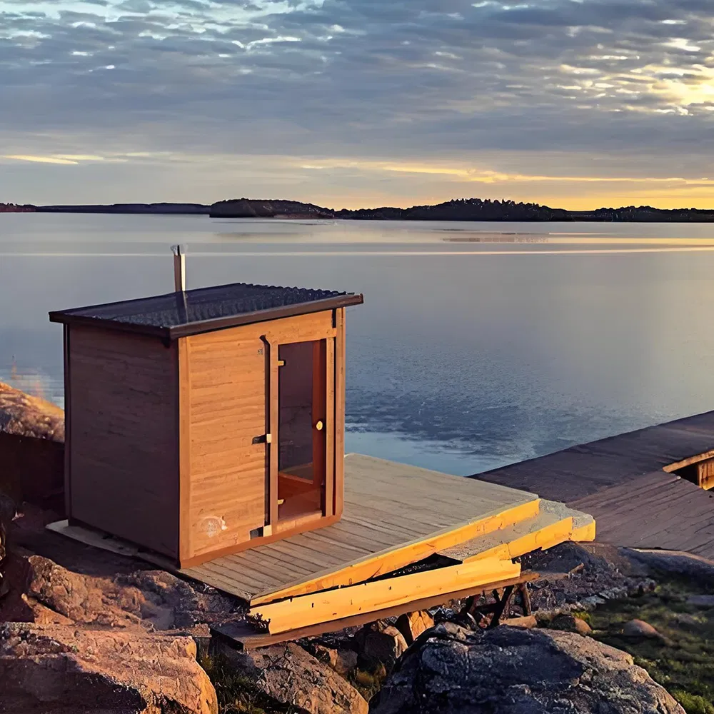 Уличная сауна из кедра на 4 персоны