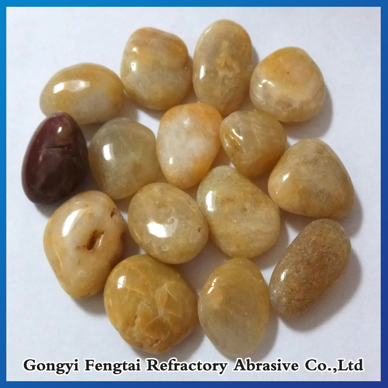China Pebble Stone White Round Snow Pebble Snow White Pebbles