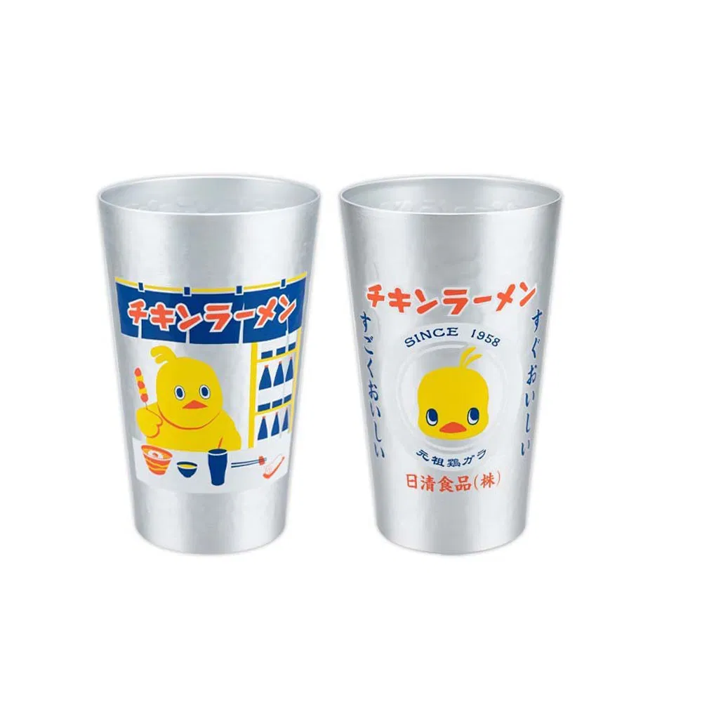 Custom Japanese Design Aluminium Drinking Cup Usable Metal Wine Tumbler Hammered Cup