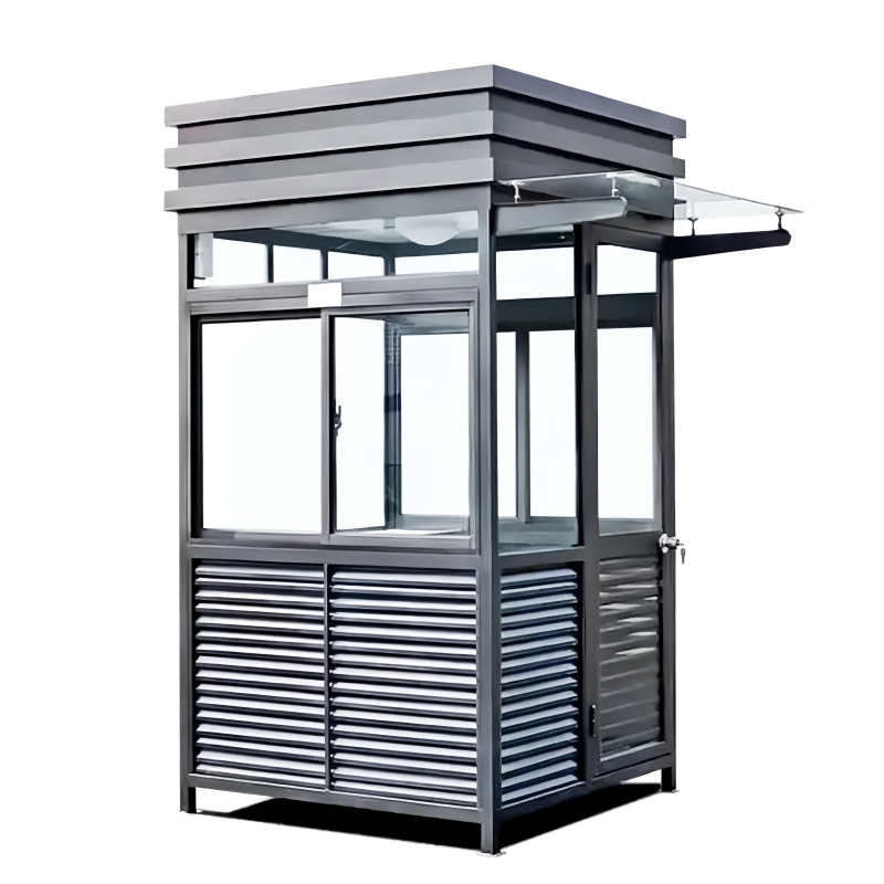 1.2m/1.5m/2.5m Outdoor Steel Structure Luxury Modular Mobile Modern Portable Prefab Sentry Box for Prefabricated Kiosk Security Guard House