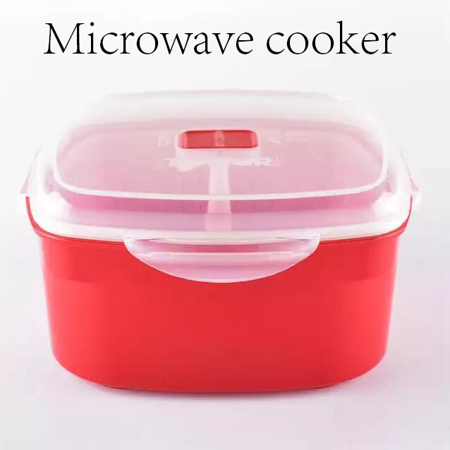 Пароварка для микроволновки, 3-х уровневая, с крышкой