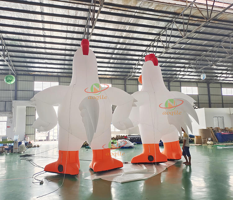 Custom Inflatable Chicken Model Advertising Holiday Decoration