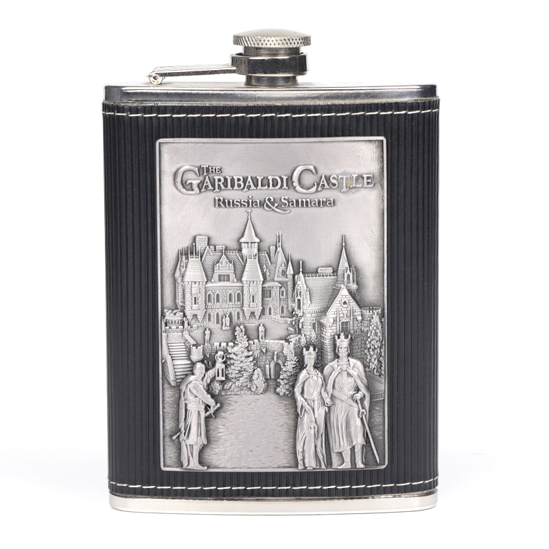 Wholesale Custom Logo Souvenir 8oz Stainless Steel Mini Whiskey Hip Flask