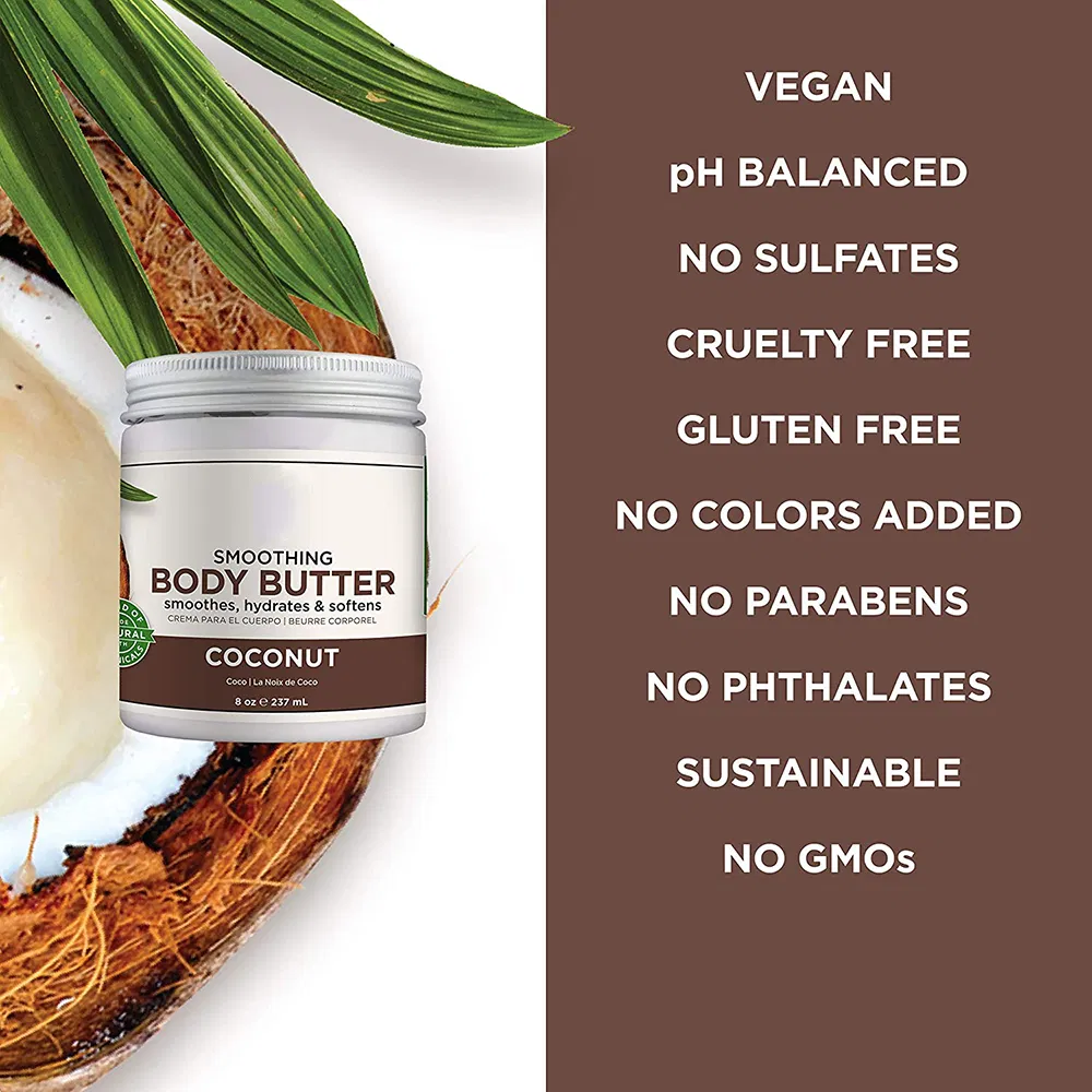 Beauty Cosmetics Skin Care Purifies & Tones for Even Skin Cocoanut Body Butter