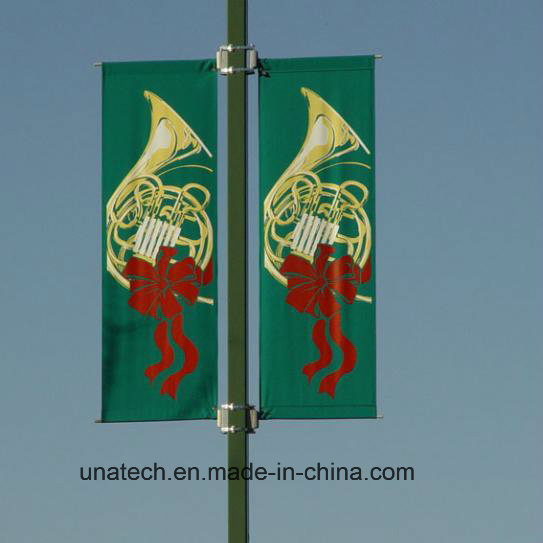 Outdoor Advertising Street Column Pole Stainless Bandings Poster Banner Bracket