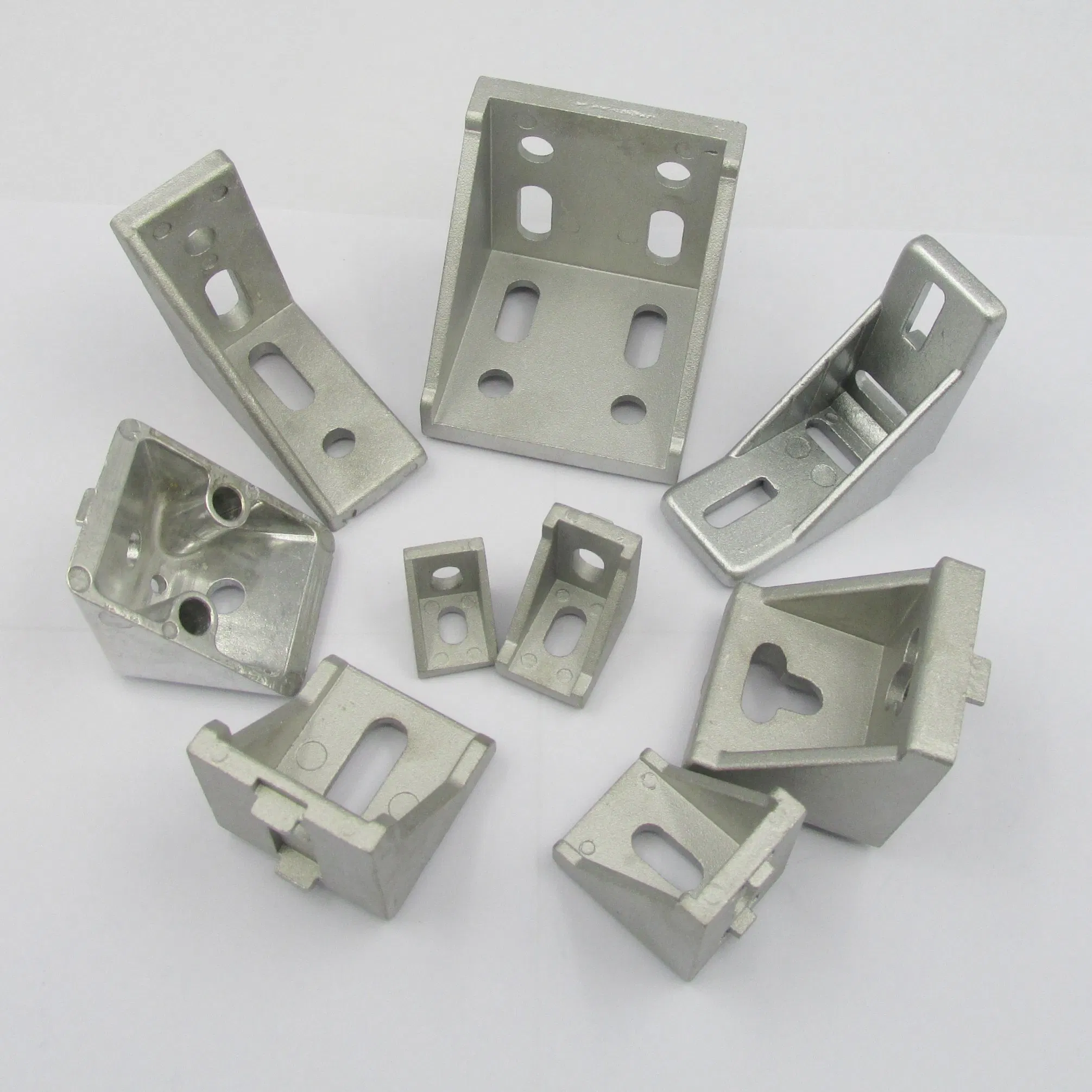 T Slot Gusset Element with Al-Alloy Used for 4545 Extrusion Profile Bracket