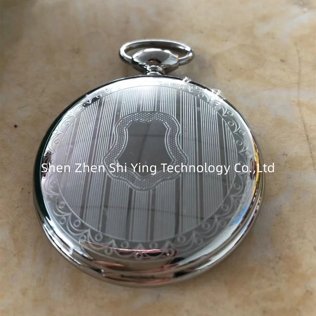 Custom Antique Stainless Steel Pocket Watches with Chain (47mm)