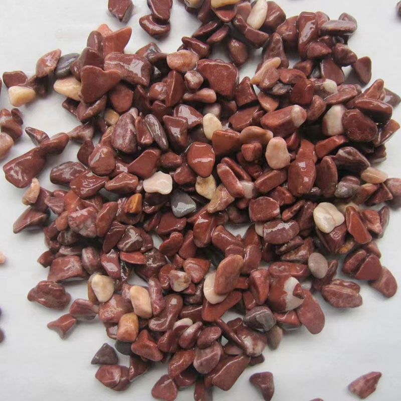 Muti Color River Stone Black/Beige/White/Green/Red Pebble for Outdoor Decoration Garden Landscaping Price