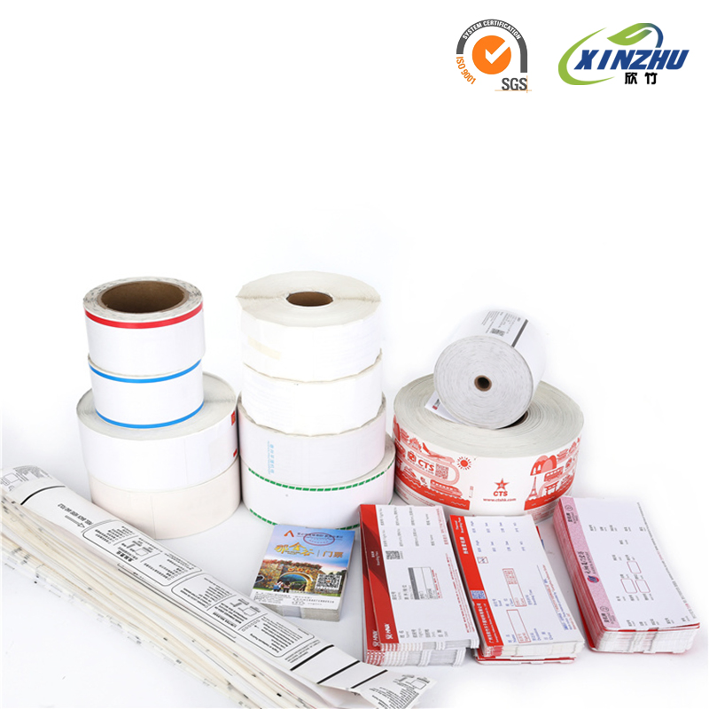 160GSM Eco Thermal Card Self-Adhesive Aviation Airport Boarding Pass Blank Ticket Material