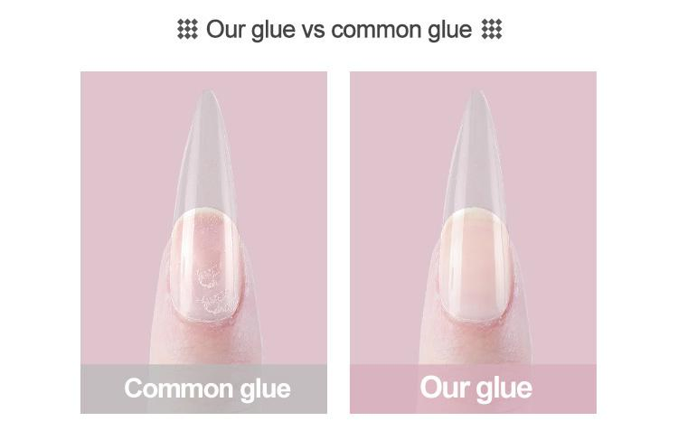 Professional Manufacturer Top Quality Acrylic Fake Pink Nails Glue 2g Nail Glue for Nails