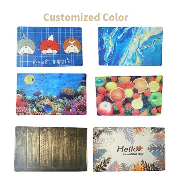 Kitchen Mat Non-Slip Printed Unfading PVC Foam Anti Fatigue Comfort Floor Mat
