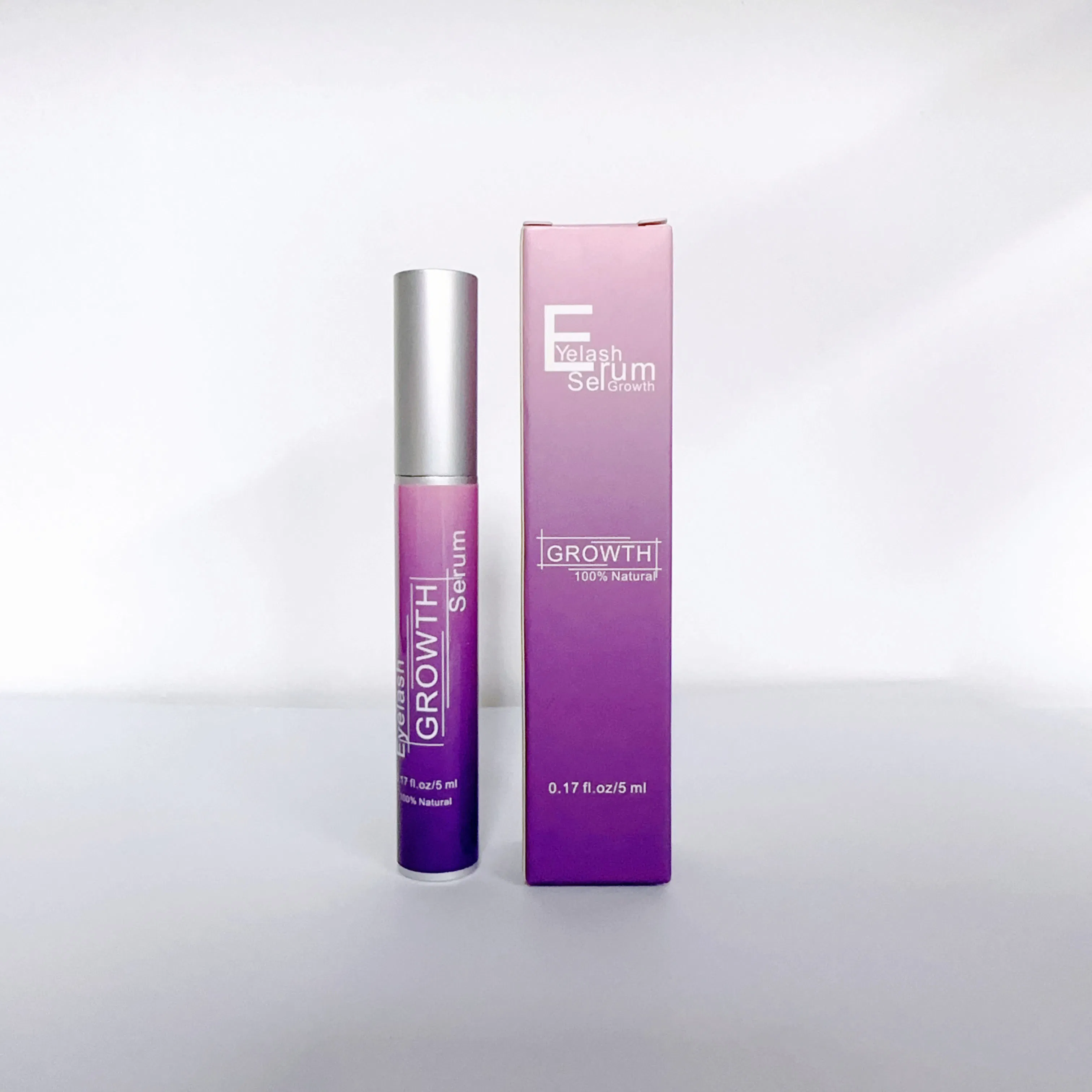 Vegan Organic Eyelash Enhancer Custom Logo Private Label Nourishing Liquid Natural Eye Lash Growth Castor Oil Grow Lashes Serum