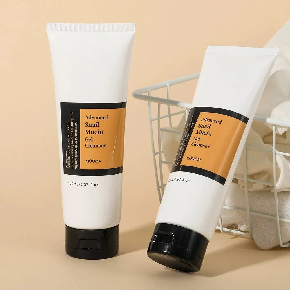 Snail Mucin Gel Cleanser Korean Skincare Face Wash Vitamin C Organic Hydrating Smoothing Facial Cleanser