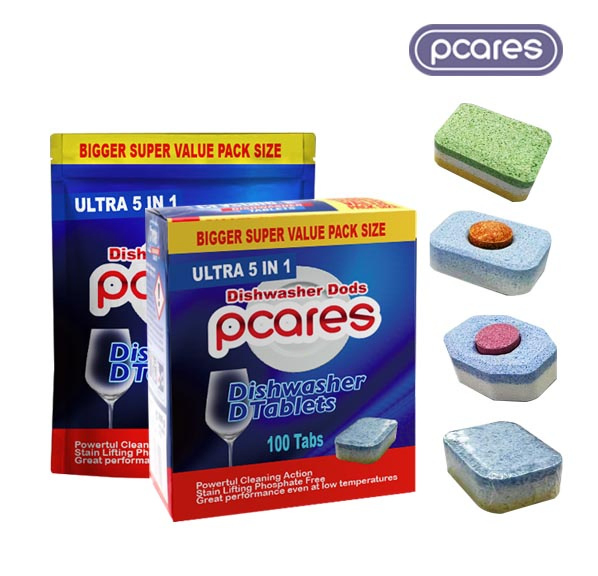 Fast Dissolve Biodegradable Dishes Clean Dishwasher Detergent Tablets