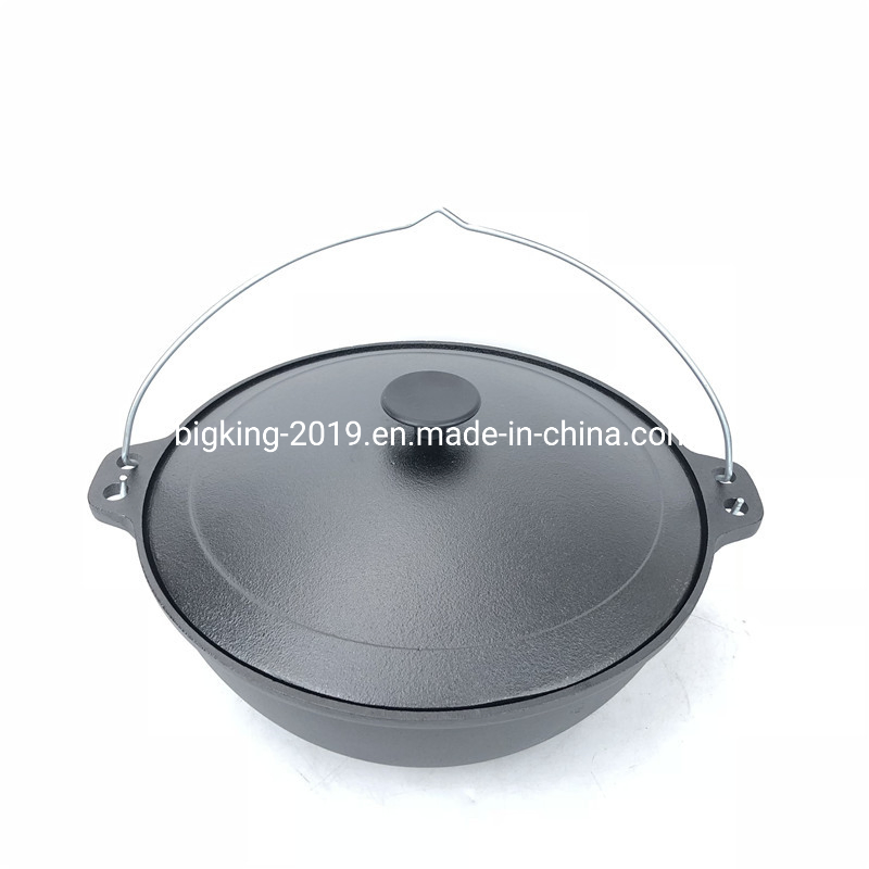 China Supplier Seasoned Cast Iron Hotpot for Outdoor