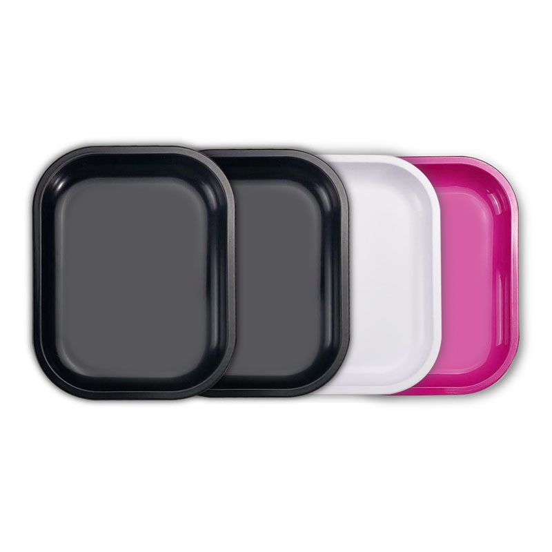 Wholesale Custom Logo Print 18*14cm Metal Tin Trays Food Serving Tray