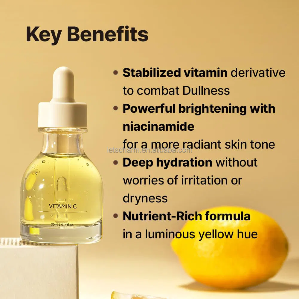 Ls043 OEM Vitamin C & Niacinamide Serum for Brightening and Hydration