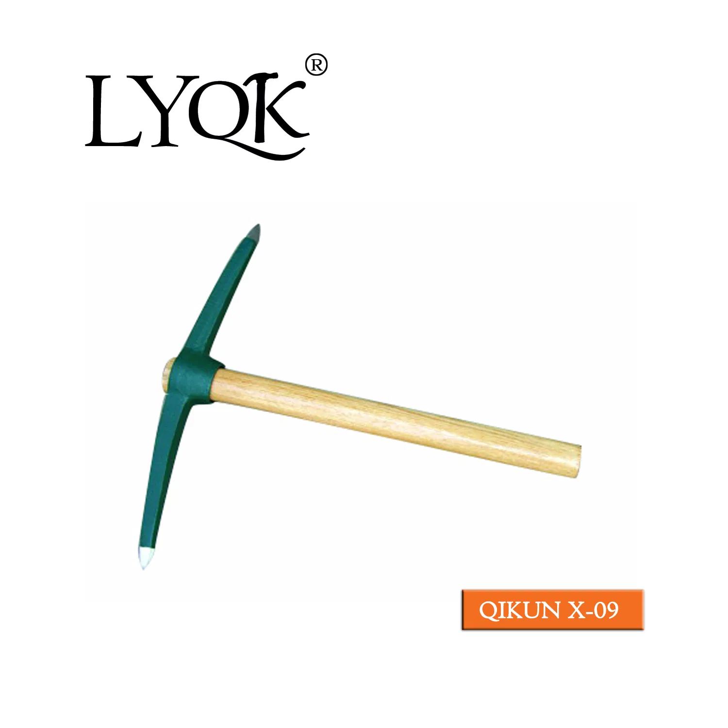 X-04 High Quality Rail Steel 65mn Agriculture Farm Garden Hardware Hand Tools Pick Head Mattock Pickaxe