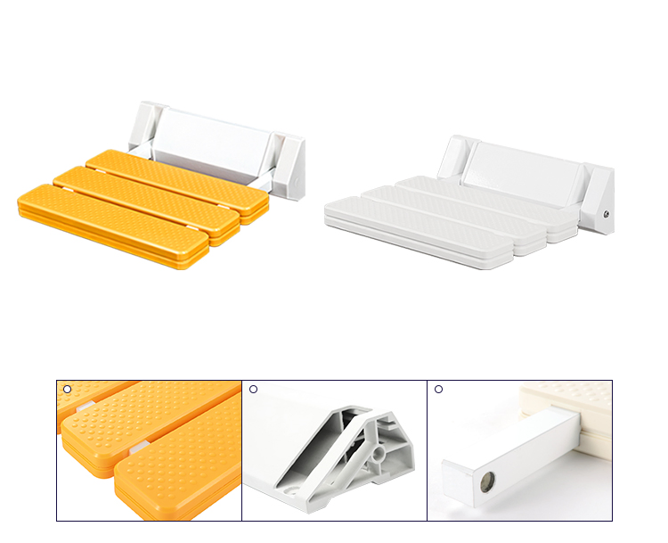 Customized Yellow and White Safety Medical Equipment Shower Chair