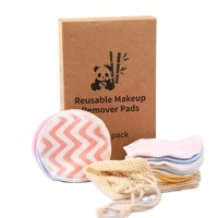 Wholesale Facial Make up Smooth Single Customized Shape Cotton Pads