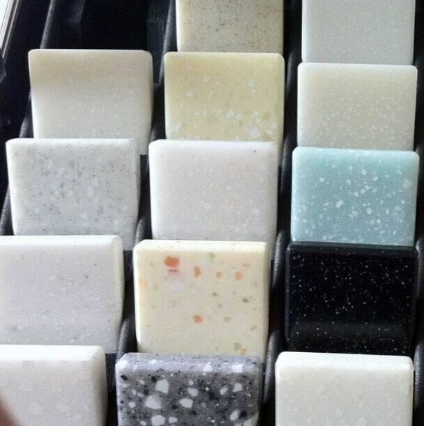 Acrylic Solid Surface Engineered Artificial Quartz Stone for Vanity Top