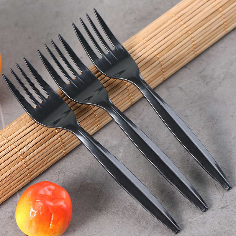 New Design Medium-Weight Disposable White Parties Weddings Takeaway Orders Plastic Fork