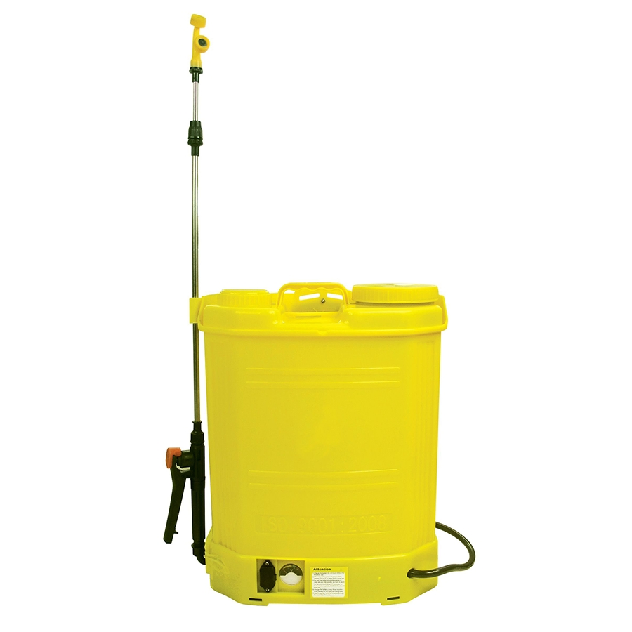 16L Agricultural Garden Plastic PP PE Farm Hand Battery Electric Trigger Knapsack 2 in 1 Manualbackpack High Pressure Power Pump Portable Sprayer