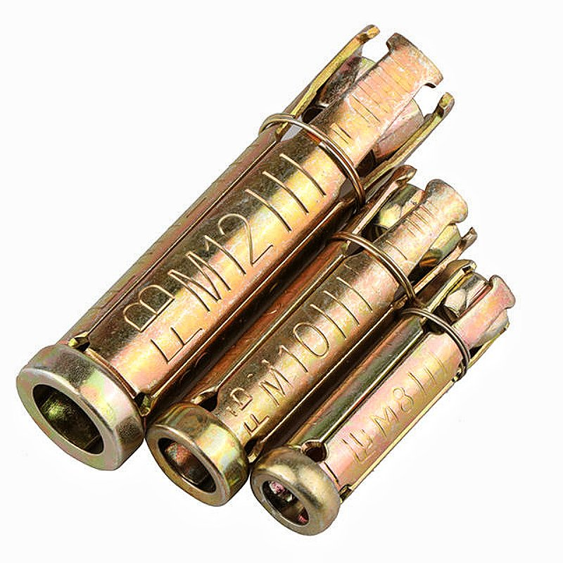 China Fasteners Zinc Plated Carbon Steel 4PCS Heavy Duty Shield Anchor with Fix Bolt