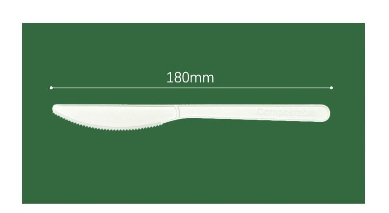 Cpla Biodegradable Tableware Cutlery Spoon Fork Knife for Dinner Takeaway Parties Disposable