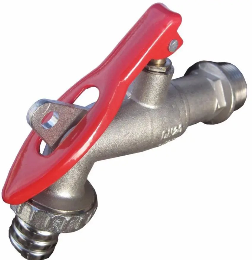 Pn20 Brass Single Cold Water Basin Bathroom Faucet Outdoor Faucet Garden Mop Pool Taps Wall Mount Thread with External Thread